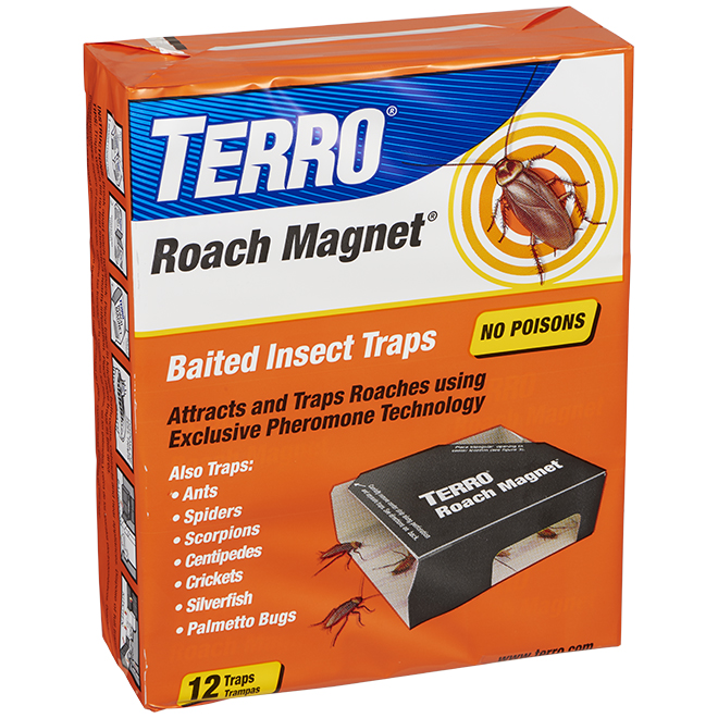 Terro Non-Toxic Roach Traps - 12/Pack T256 | Réno-Dépôt