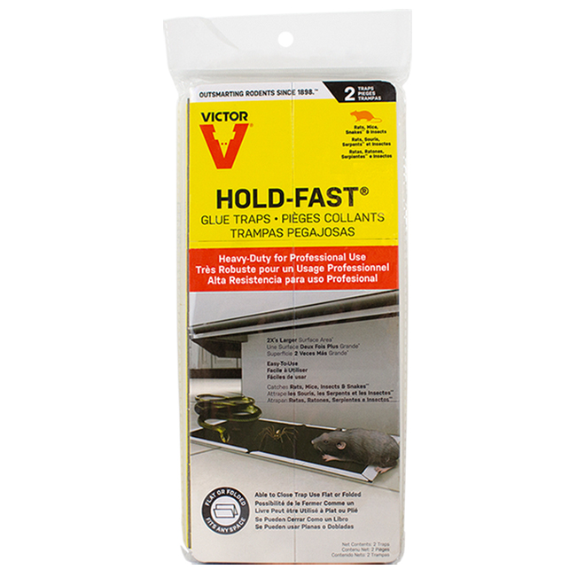 Victor Hold-Fast Glue Rat Traps, 2 Pack