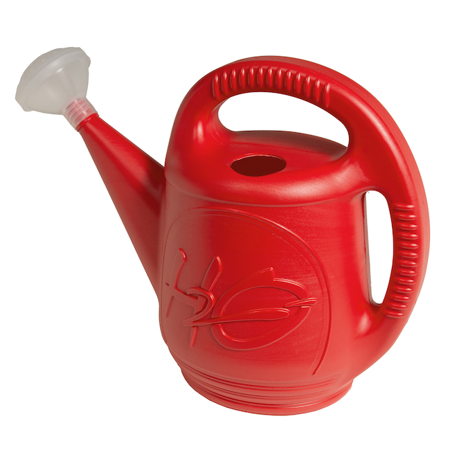 DCN Watering Can - 2 Ga Plastic Red