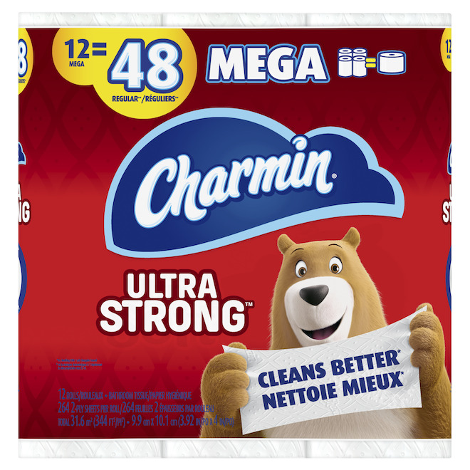 Papier hygiénique Charmin Ultra Strong (12 rouleaux)