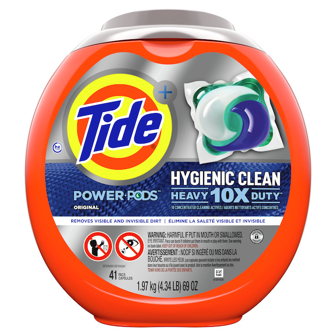 Détergent à lessive liquide Tide Hygiene Clean 10x Heavy Duty