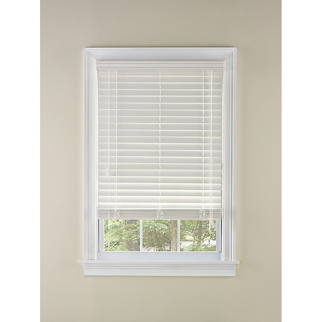 Faux Wood Room Darkening Blinds 58 X 64 White Réno Dépôt Faux Wood Room Darkening Blinds 58 X 64 White