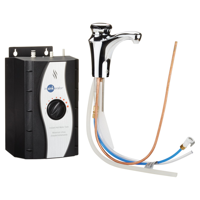 InSinkErator H770SS Instant-Hot Water Dispenser with Easy-to-Twist Handle,  Tool-Free Tank Connections, Dry Start Protection and 2/3 gal. Stainless  Steel Tank Included