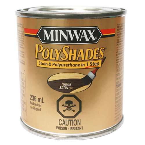 Minwax Oil Based Interior Wood Stain And Varnish Tudor Satin Polyurethane 236 Ml 0399