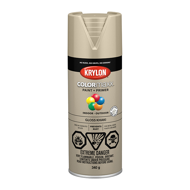 Krylon Colormaxx Acrylic Paint and Primer in One Aerosol Spray Gloss
