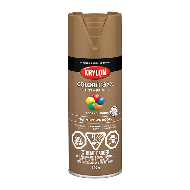 Krylon Colormaxx Acyclic Paint and Primer in One Aerosol Spray Satin