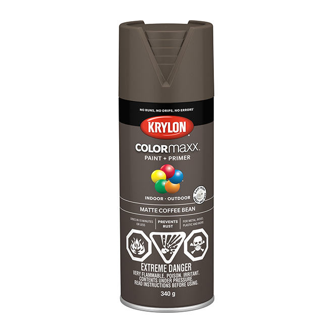Krylon Paint and Primer Colormaxx 340 g Coffee Bean 455960007