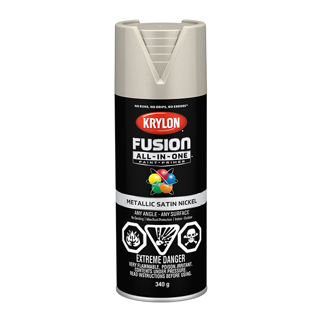 Krylon Paint and Primer AllinOne 340 g Metallic Nickel