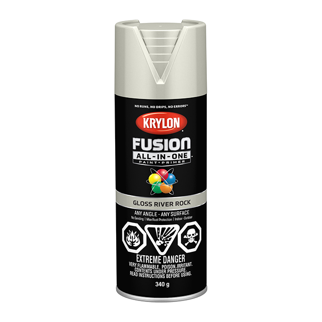 Krylon Fusion AllinOne Paint and Primer Aerosol Spray Acrylic Based