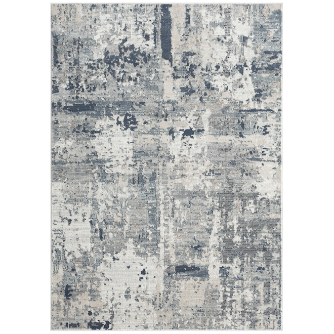 Style Selections City Vibes Area Rug 5-ft 2-in x 7-ft 2-in Grey