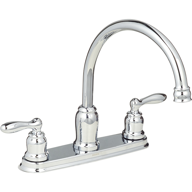 Moen Caldwell Kitchen Faucet 2 Handle Metal Chrome 87859