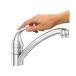 Moen Adler Chrome Single-Handle Deck-Mount Low-Arc Commercial ...