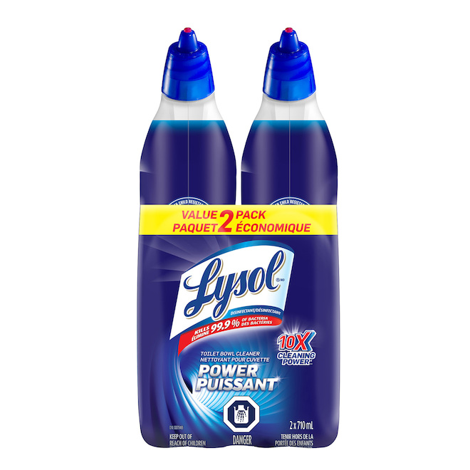 Lysol Disinfectant Toilet Bowl Power Cleaner - 710-ml - 2-Pack