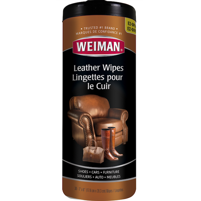 Lingettes Nettoyantes Pour Le Cuir Weiman En Paquet De Ca R No D P T