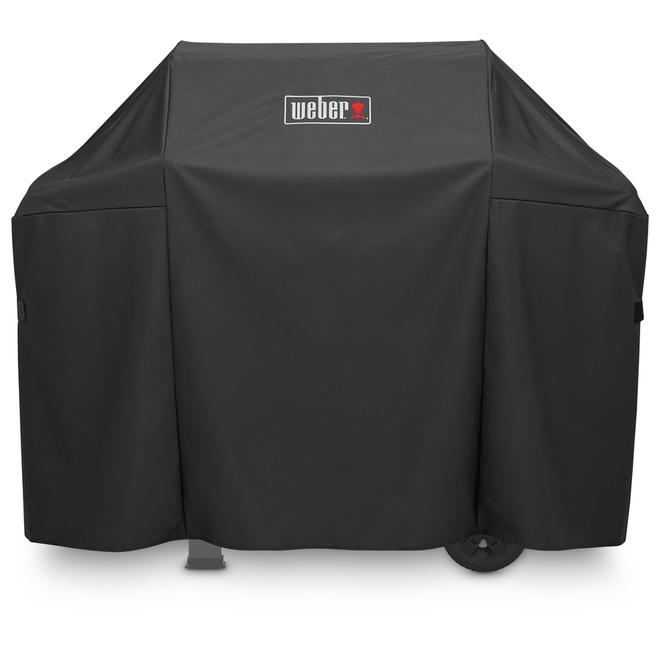 Weber Black Polyester 3-Burner Grill Cover - Compatible with Spirit II BBQ