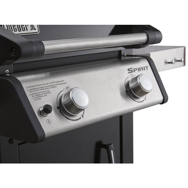 Weber Spirit E-215 Black 26,500-BTU 2-Burner Natural Gas Barbecue ...