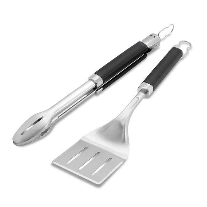 Weber Precision Barbecue 2-Piece Stainless Steel Tool Set