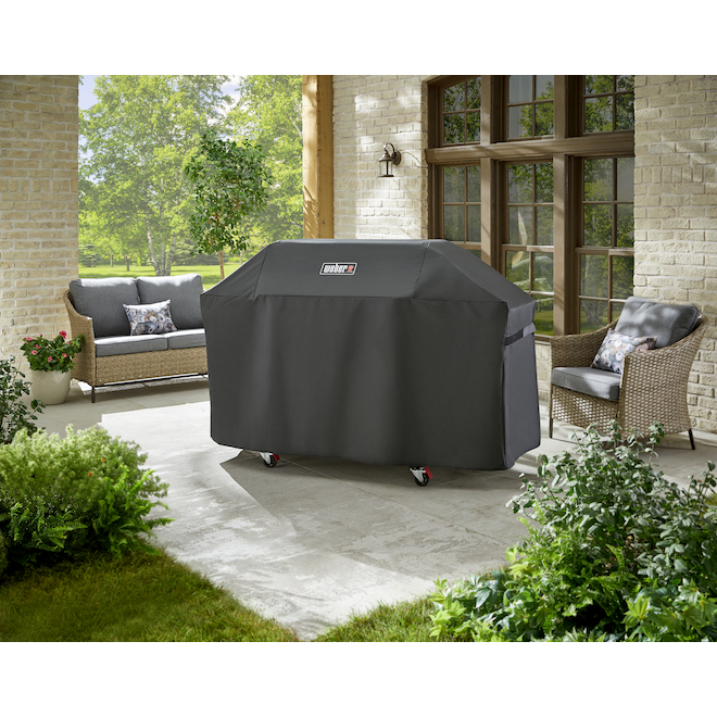 Housse pour barbecue Weber Spirit II à 3 brûleurs en polyester noir 7139