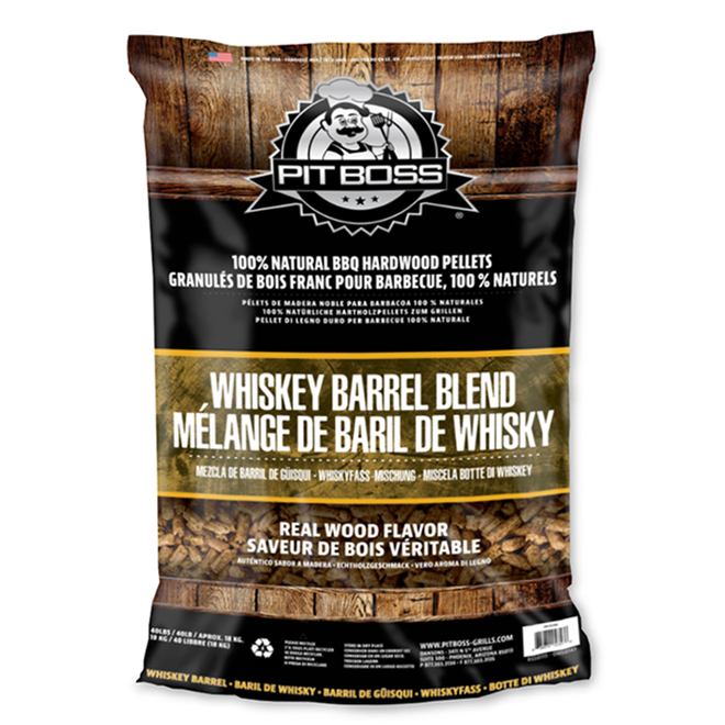 Pit Boss Hardwood Pellets - Whisky Barrel - 20 lb