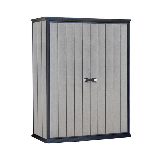 Keter High-Store Resin Garden Shed - 4.7-ft x 2.5-ft - Grey