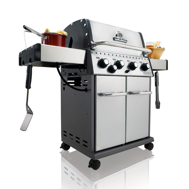 BROIL KING Propane Gas BBQ - 644 sq in - 50,000 BTU - Stainless