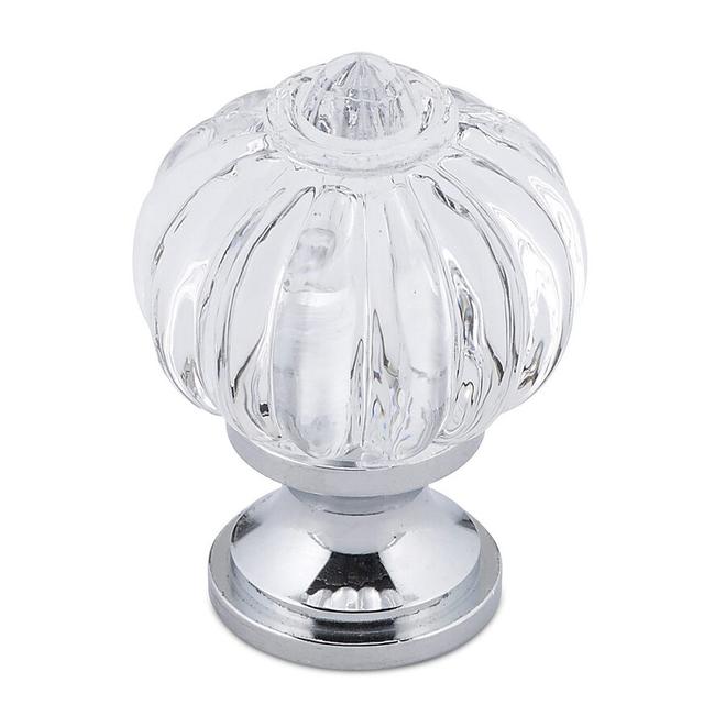 Bouton D Armoire Rond Richelieu Cristal Clair Bp R No D P T