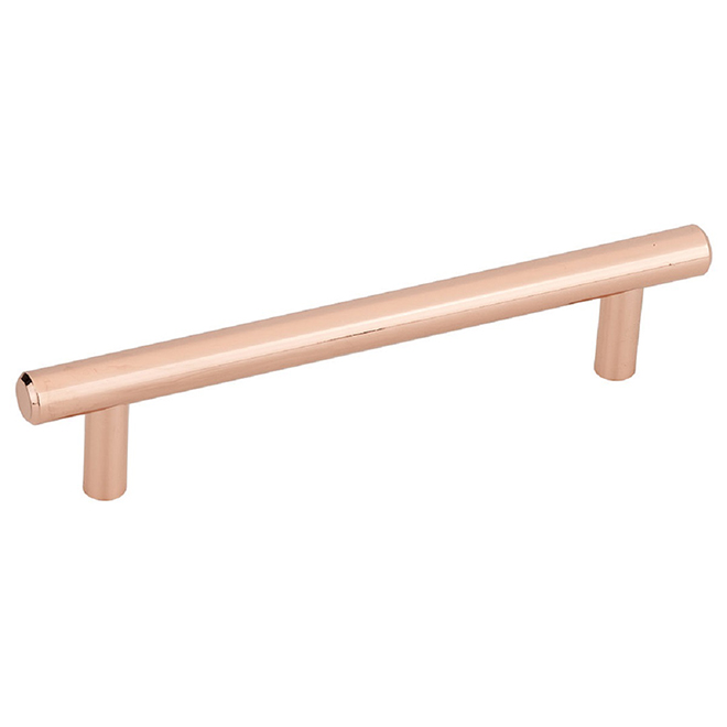 Richelieu Contemporary Steel Pull Handle - Roosevelt - 168-mm - Polished Copper