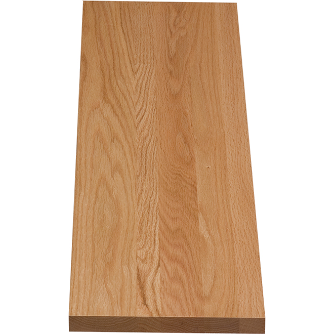Premontex Interior Stair Riser - Oak Wood - Natural Finish - 8-in D x 42-in W x 3/4-in T