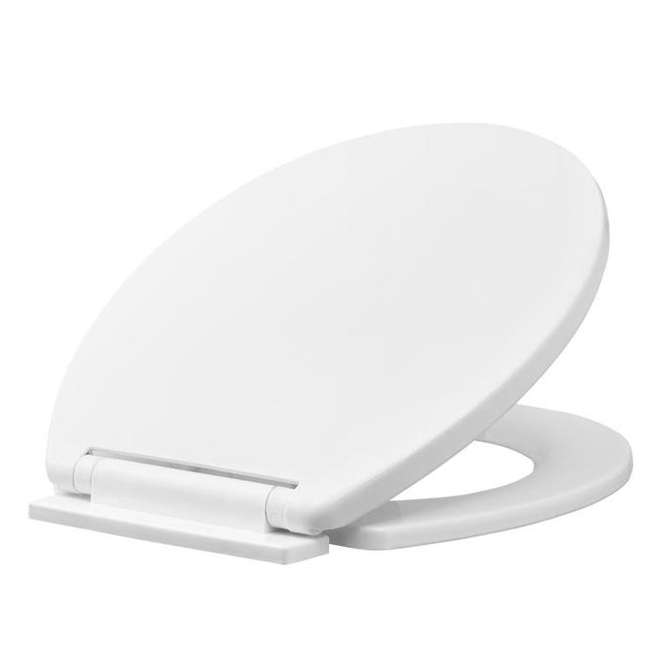 Project Source Round Toilet Seat - Plastic 16-in White