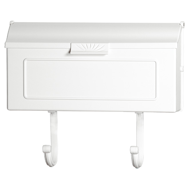 Pro-DF Standard Mailbox - Wall Mount - White - Aluminum