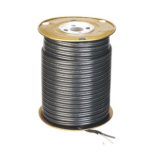 câble électrique BV fil dur monocœur 20/19/18/16/14/12/10/8 AWG cuivre  massif PVC câblage domestique câble électrique fixe ignifuge (Color :  Black