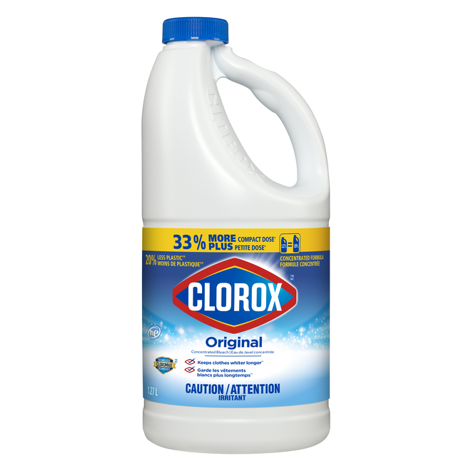 Eau de Javel Clorox concentré, 1,27 l 01726 | Réno-Dépôt