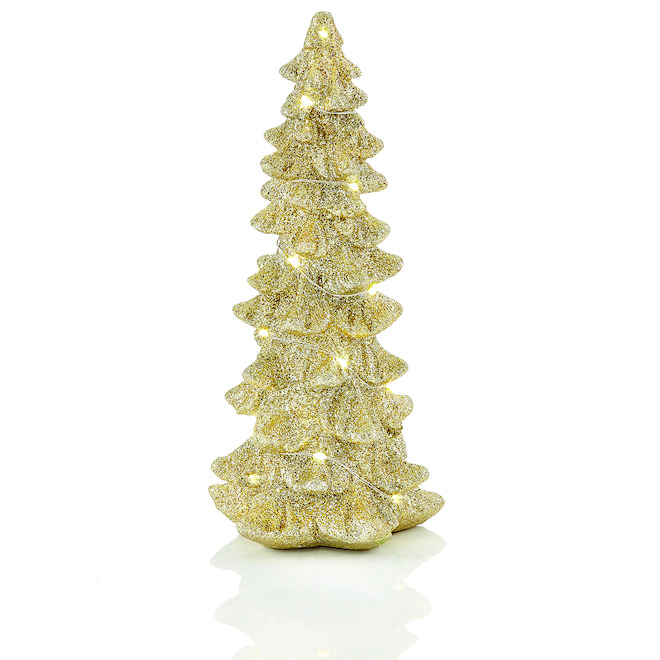 Infinity Lighted Gold Tree Tabletop Decoration 01FJ180-192005-3 | Réno ...