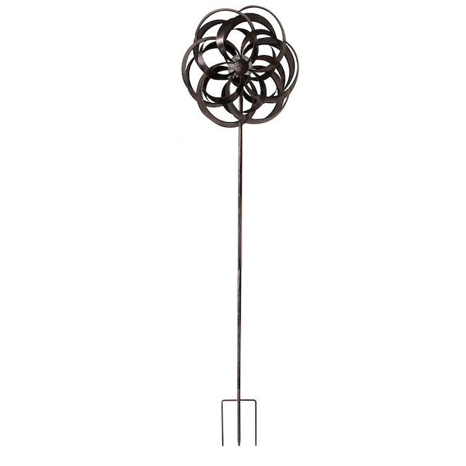 Style Selections 72.05-in Bronze Metal Round Weathervane
