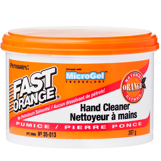 Nettoyant à mains Fast Orange, pierre ponce, 397 g