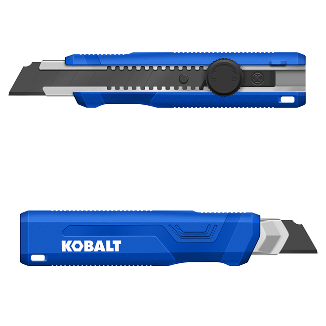 Kobalt 18mm SnapBlade Utility Knife Steel/Plastic Blue 59847