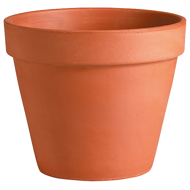 Deroma Clay Pot - 12-in - Terracotta