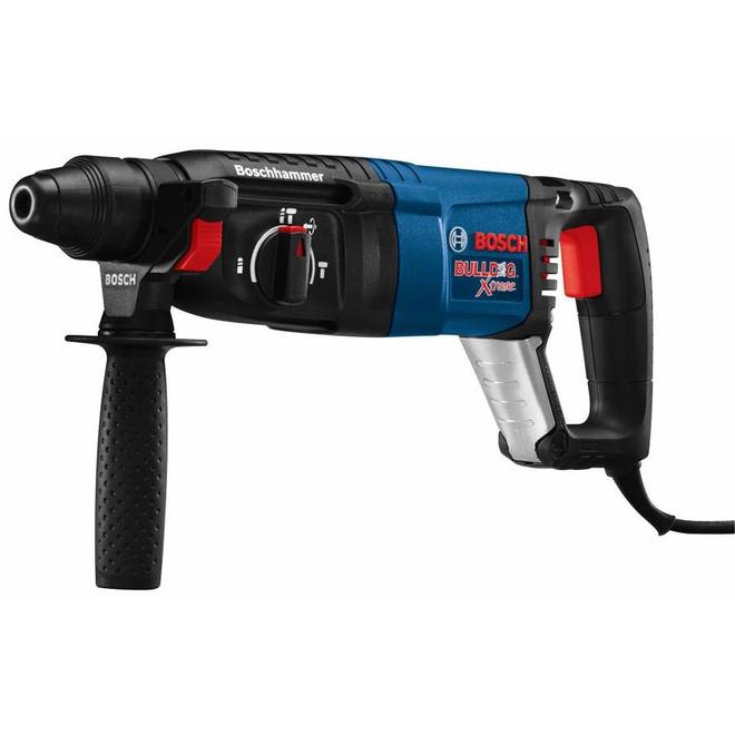Bosch Bulldog Xtreme SDS-Plus Rotary Hammer Drill - 8-Amp Motor - Multi-Function Selector - Variable Speed