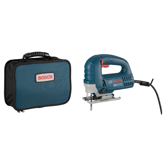 Bosch Top-Handle Corded Jigsaw with Carrying Case 6-Amp Motor 3100 SPM  Orbital Setting and Variable Speed JS260 Réno-Dépôt