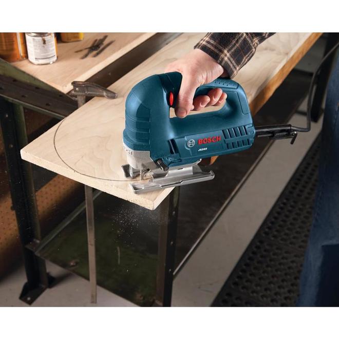 Bosch Top-Handle Corded Jigsaw with Carrying Case 6-Amp Motor 3100 SPM  Orbital Setting and Variable Speed JS260 Réno-Dépôt