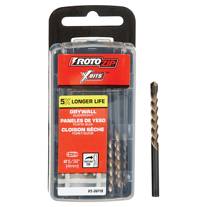 RotoZip Drywall Drill Bits - 5/32-in - High-Speed Steel - 10 per Pack ...