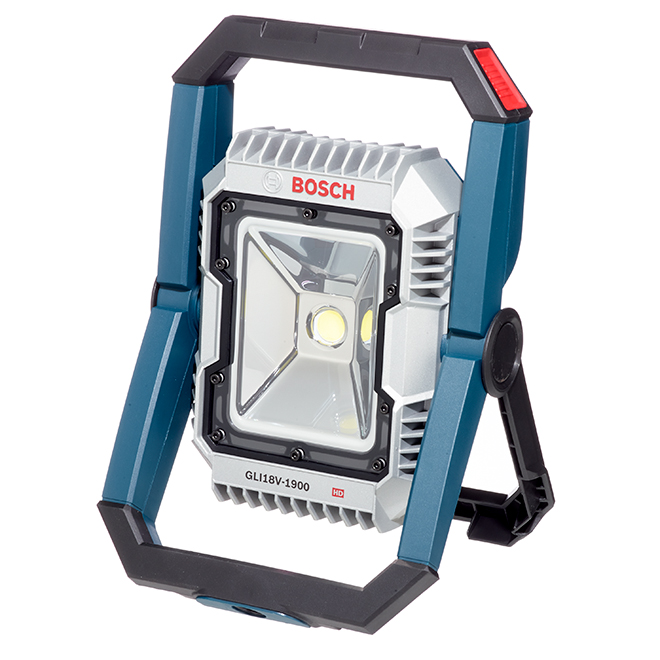 LED Floodlight - 18 V - Aluminum - Blue