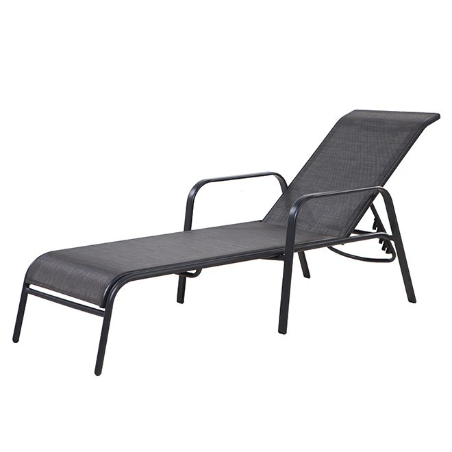 Uberhaus Patio Lounge Chair Adjule Florence Dark Grey Patio Lounge Chair Adjule Florence Dark Grey