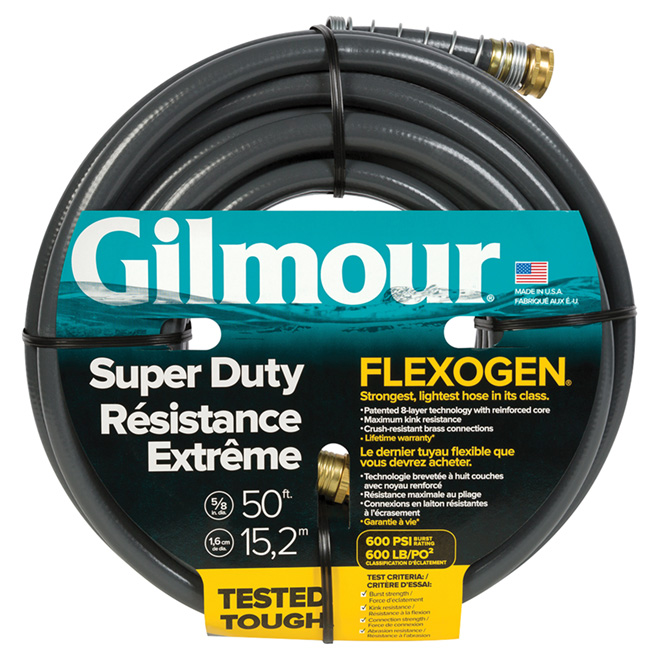 GILMOUR Super Duty Hose - Flexogen - 600 PSI - 50' 874501-5001