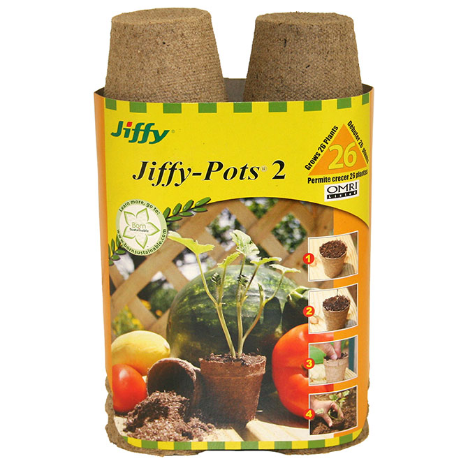 Plateau en plastique pour semis Jiffy, 11 x 22 po