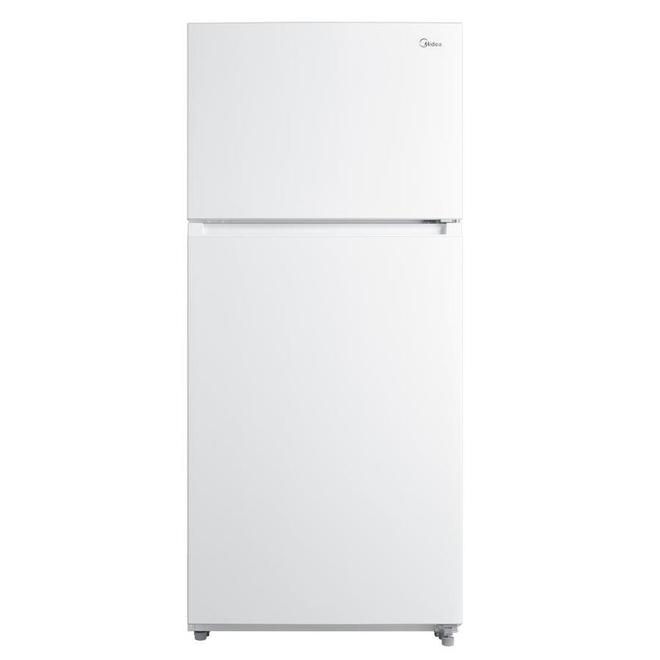 Midea 18 cu ft White Upper-Freezer Refrigerator
