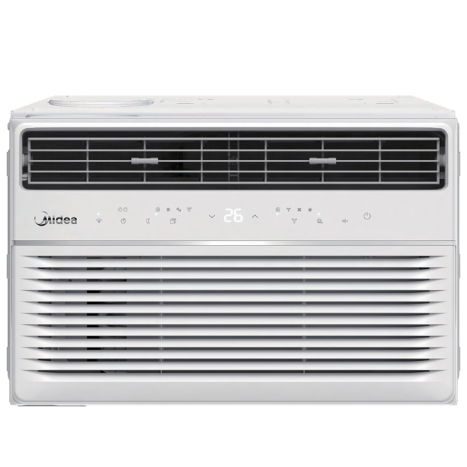Midea 115 V 8000-BTU White Window Air Conditioner 350-Ft² Wi-Fi Compatible