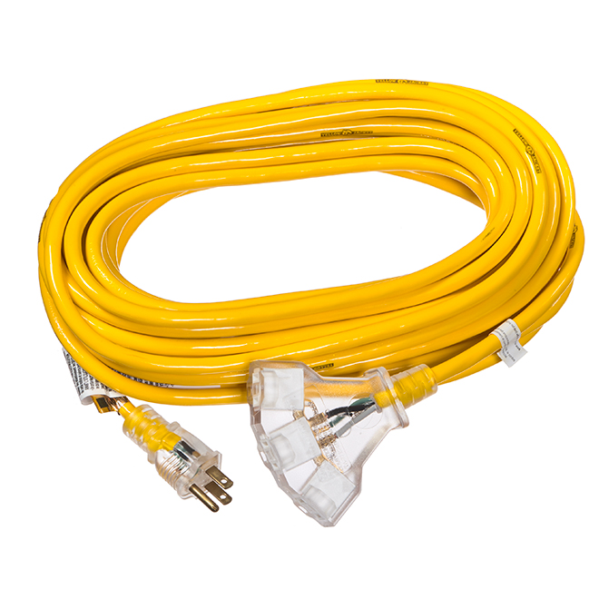 Outdoor Extension Cord - 50 ft. - Yellow