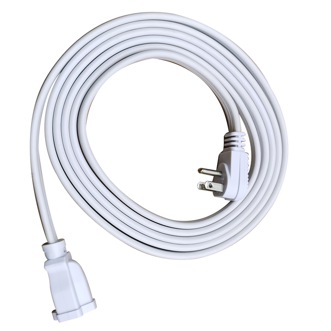 Woods Extension Cord for Air Conditioner - 10' - 15 A - White