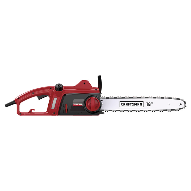 Craftsman Electric Chainsaw - 12 A - 16-in - Red and Black